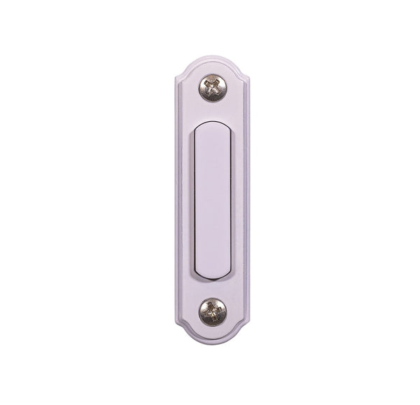 Heath Zenith SL-559-90 Pushbutton Doorbell, White