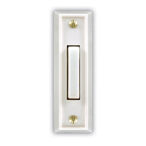Heath Zenith SL-315-1-00 Wired Basic Push Button, White