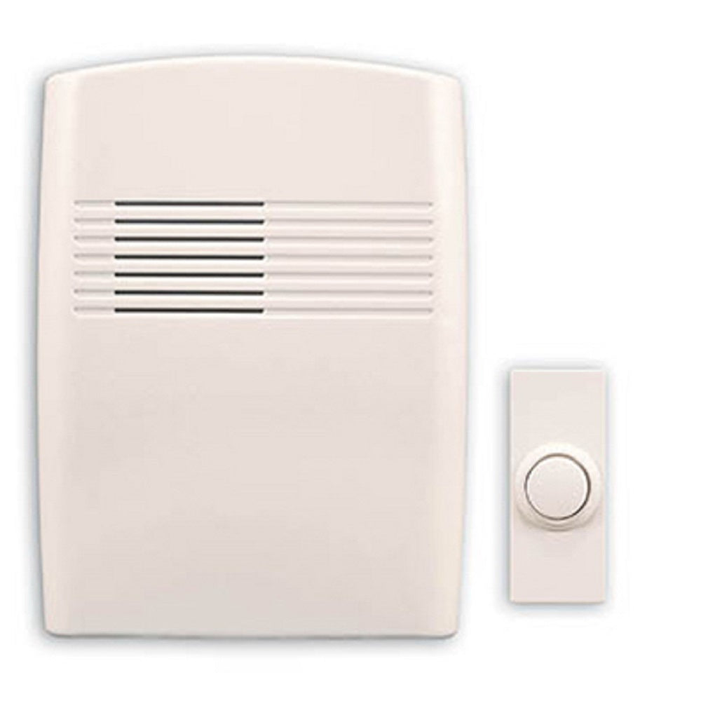 Heathco SL-7753-02 Wireless Door Chime Kit, Off White