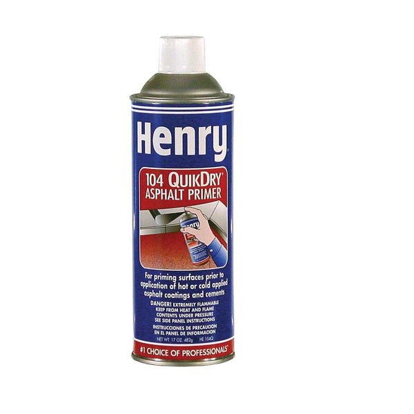 Henry HE104Q027 Quick Dry Aerosol Asphalt Primer, 17 Ounce
