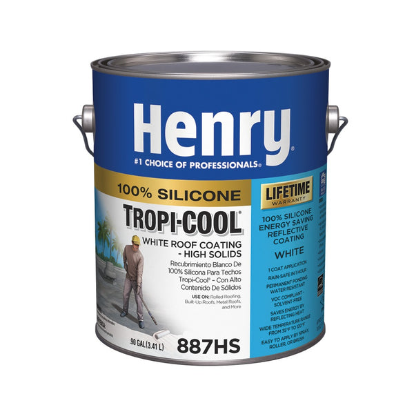 Henry HE887HS042 Tropi-Cool Roof Coating, 0.90 Gallon