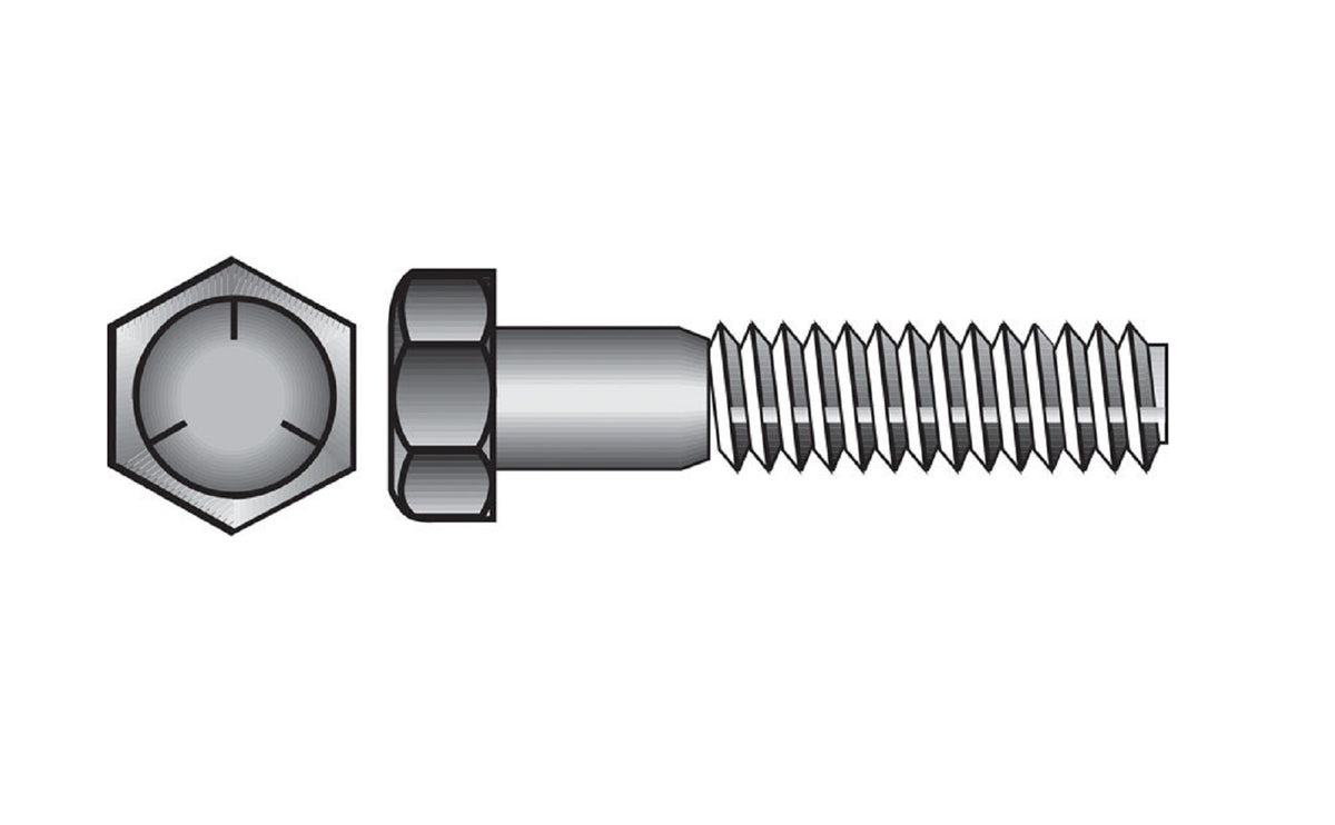 Hillman 200129 Hex Cap Screw, 3/8-16 x 1.5'', 100 Pack