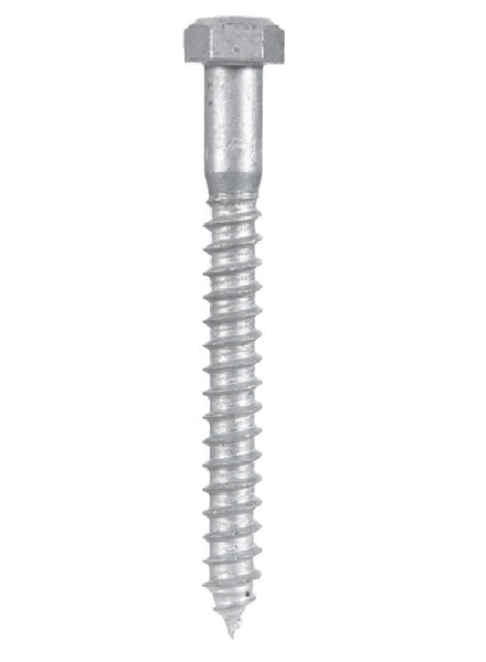Hillman 812098 Hex Head Lag Bolt, 1/2 Inch x 4 Inch