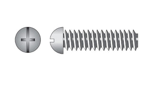 Hillman 90194 Slotted Round Head Machine Screw, 8-32 x 1.25"
