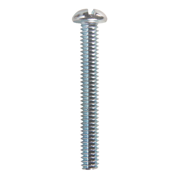 Hillman 90407 Slotted Round Head Machine Screw, 1/4"-20 X 2"