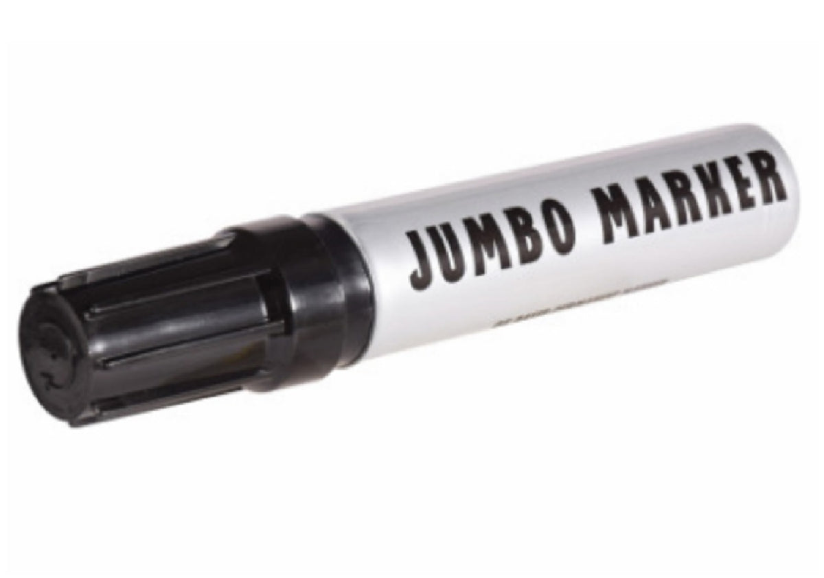 Hillman Fastaners 848616 Chisel Tip Jumbo Marker, Black