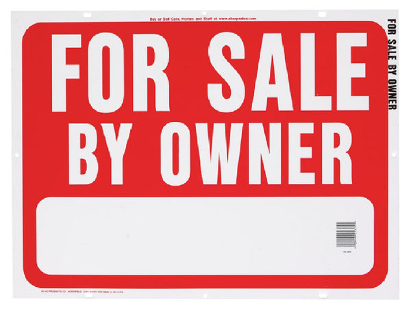 Hillman Fastaners 840241 For Sale By Owner Sign, 18 Inch x 24 Inch