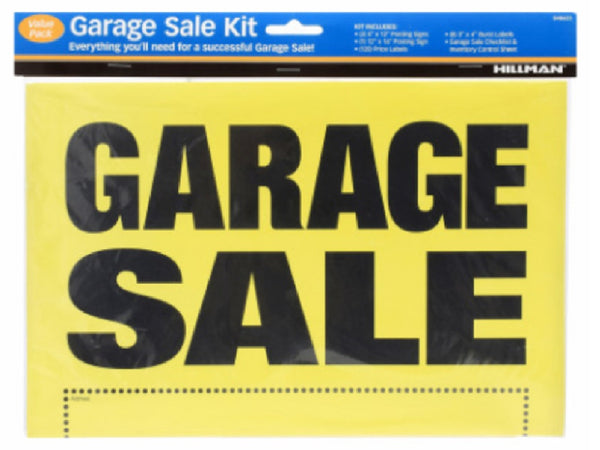 Hillman Fastaners 848623 Garage Sale Kit, 8 Inch x 12 Inch