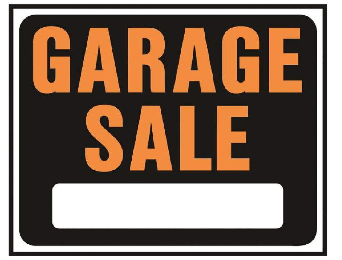 Hillman Fastaners 840032 Garage Sale Sign, 15 Inch x 19 Inch