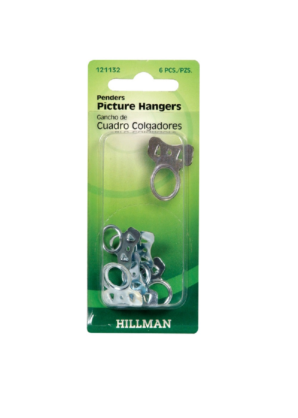 Hillman Fasteners 121132  AnchorWire Picture Pender, Silver, 6 piece