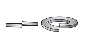 Hillman Fasteners 300015 Split Lock Washer, #10, 100 Pack