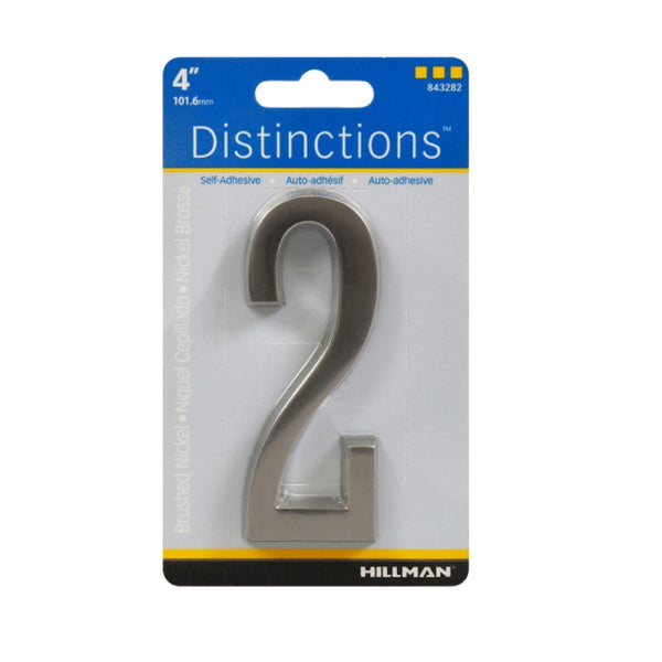 Hillman Fasteners 843282 Distinctions Adhesive Number 2, 4 Inch