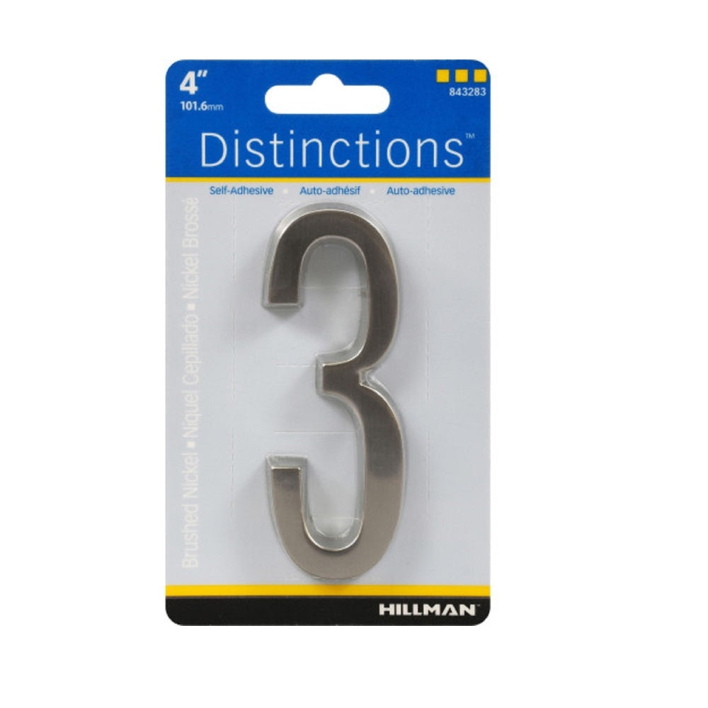 Hillman Fasteners 843283 Distinctions Adhesive Number 3, 4 Inch
