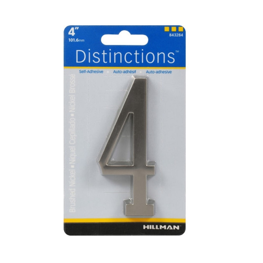 Hillman Fasteners 843284 Distinctions Adhesive Number 4, 4 Inch