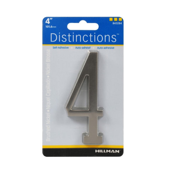 Hillman Fasteners 843284 Distinctions Adhesive Number 4, 4 Inch