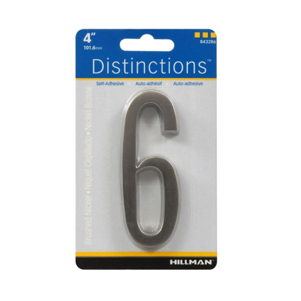Hillman Fasteners 843286 Distinctions Adhesive Number 6, 4 Inch