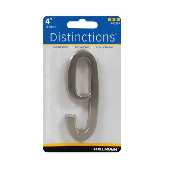 Hillman Fasteners 843289 Distinctions Adhesive Number 9, 4 Inch