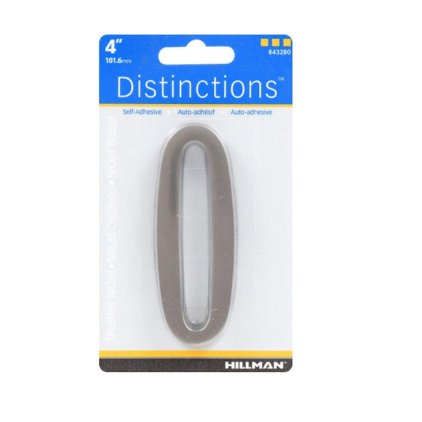 Hillman Fasteners 843280 Distinctions Adhesive Number 0, 4 Inch