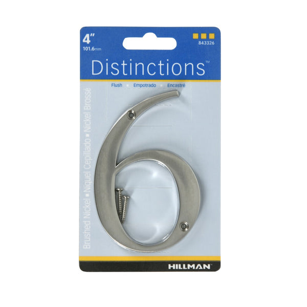 Hillman Fasteners 843326 Distinctions Flush Mount Number 6, 4 Inch