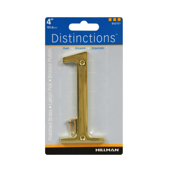 Hillman Fasteners 843151 Distinctions Flush Mount Number 1, 4 Inch