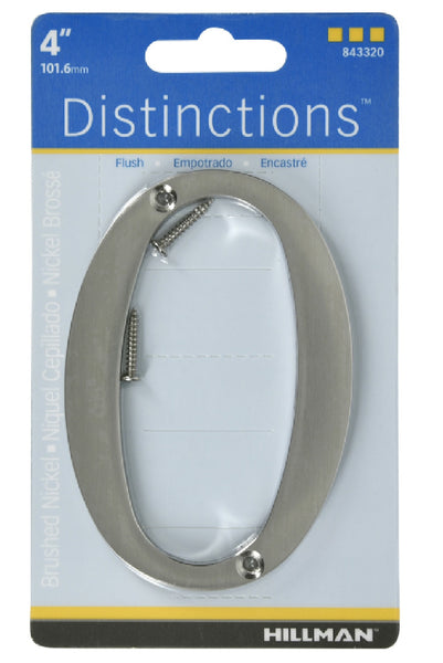 Hillman Fasteners 843320 Distinctions House Number 0, 4 Inch