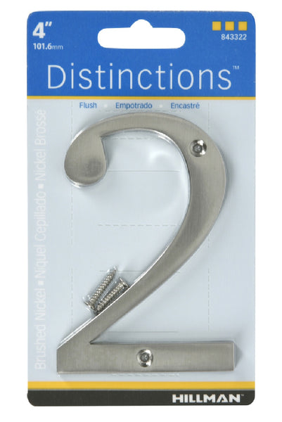 Hillman Fasteners 843322 Distinctions House Number 2, 4 Inch