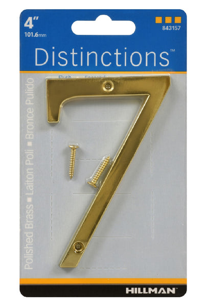 Hillman Fasteners 843157 Distinctions House Number 7, 4 Inch