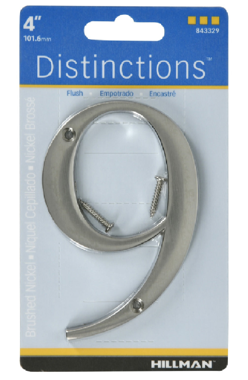 Hillman Fasteners 843329 Distinctions House Numbers, 4 Inch