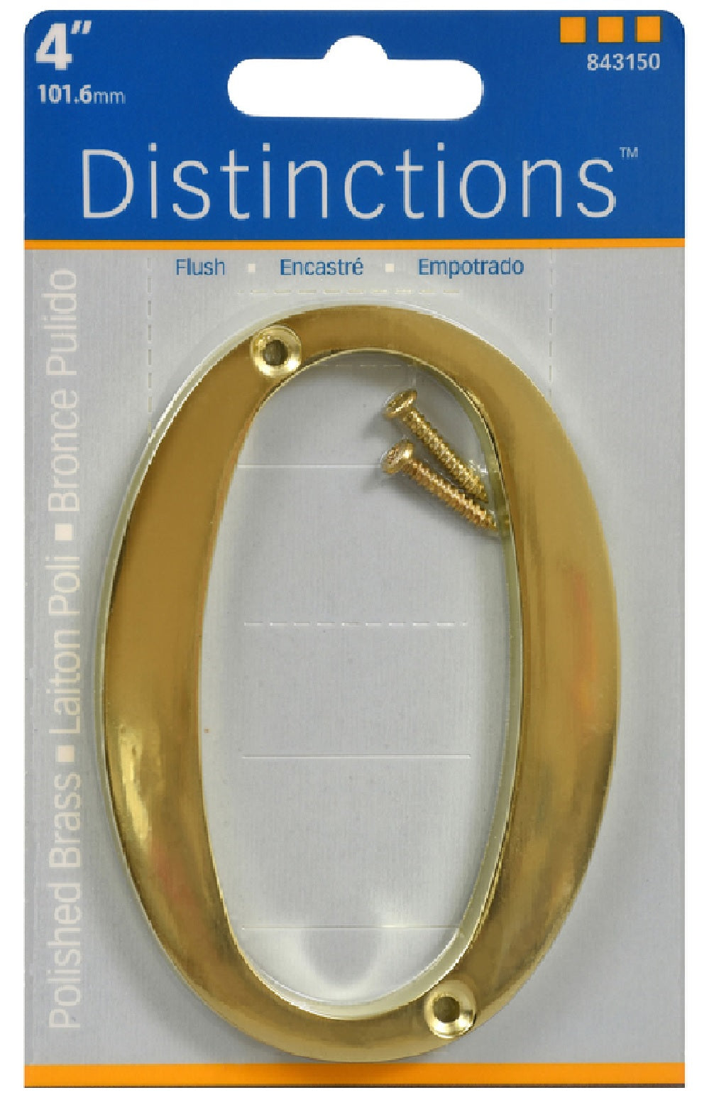Hillman Fasteners 843150 Distinctions House Numbers, 4 Inch