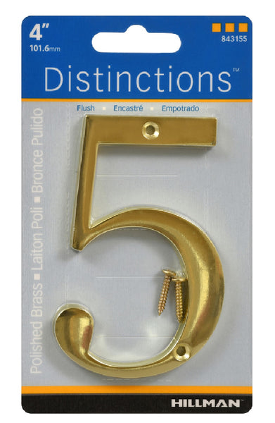 Hillman Fasteners 843155 Distinctions House Numbers 5, 4 Inch