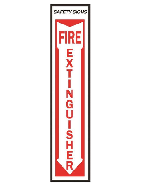 Hillman Fasteners 840204 Fire Extinguisher Sign, 4 Inch x 18 Inch