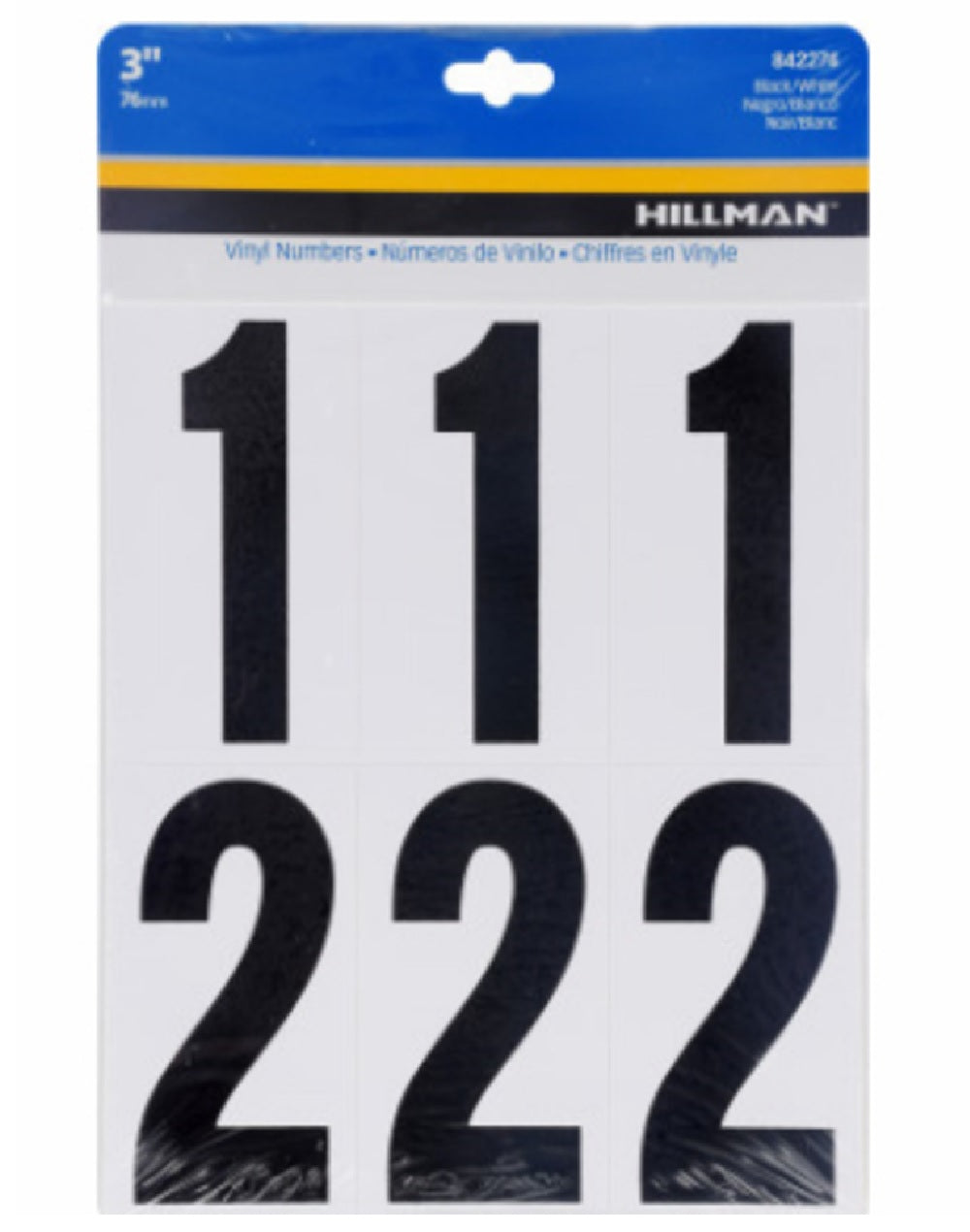 Hillman Fasteners 842274 House Number Set, 3 Inch