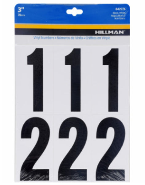 Hillman Fasteners 842274 House Number Set, 3 Inch