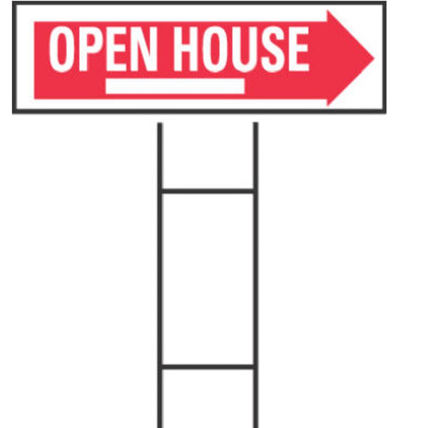 Hillman Fasteners 842232 Open House Sign, Plastic