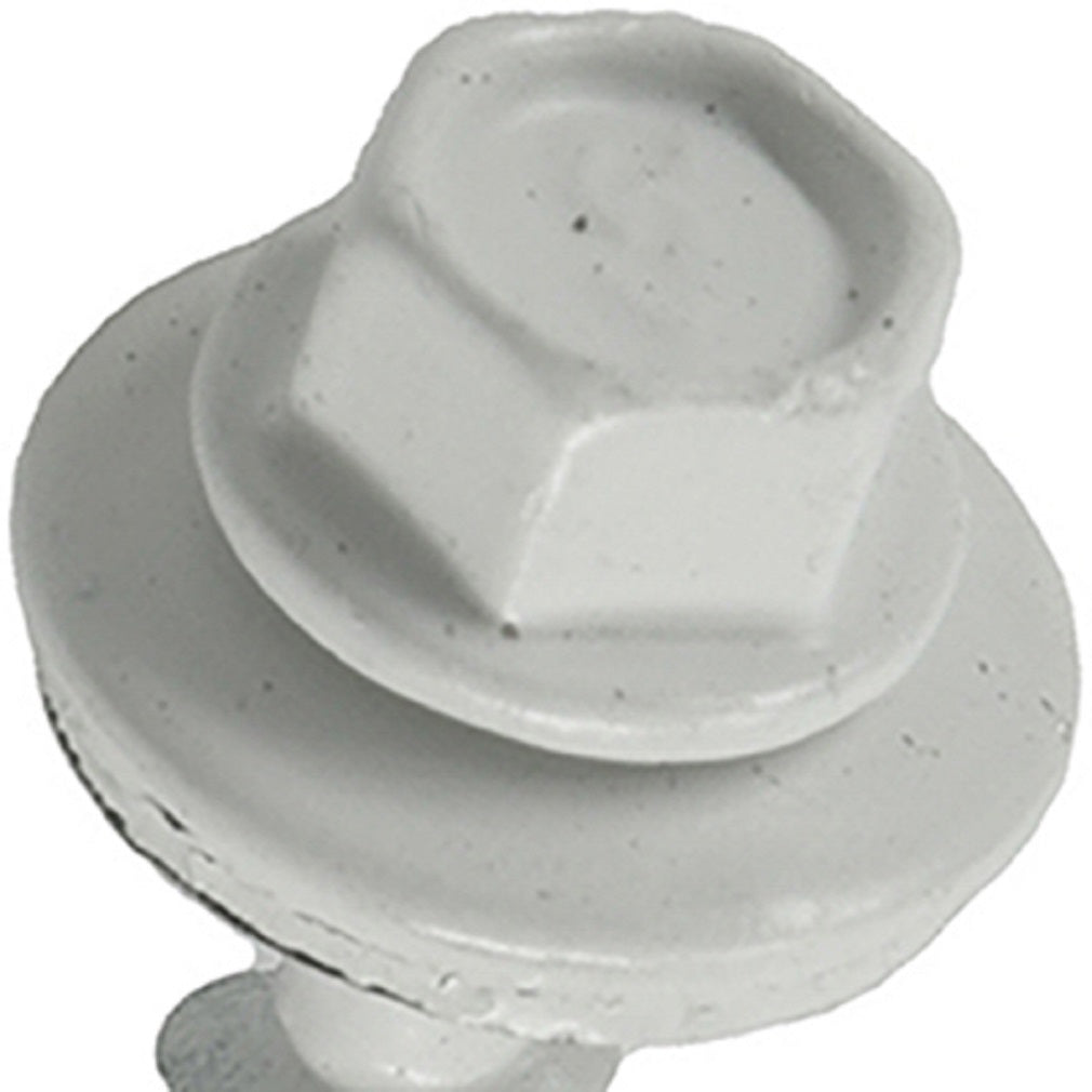 Hillman Fasteners 117458 Powerpro Self-Drilling Roofing Screws, Polar White