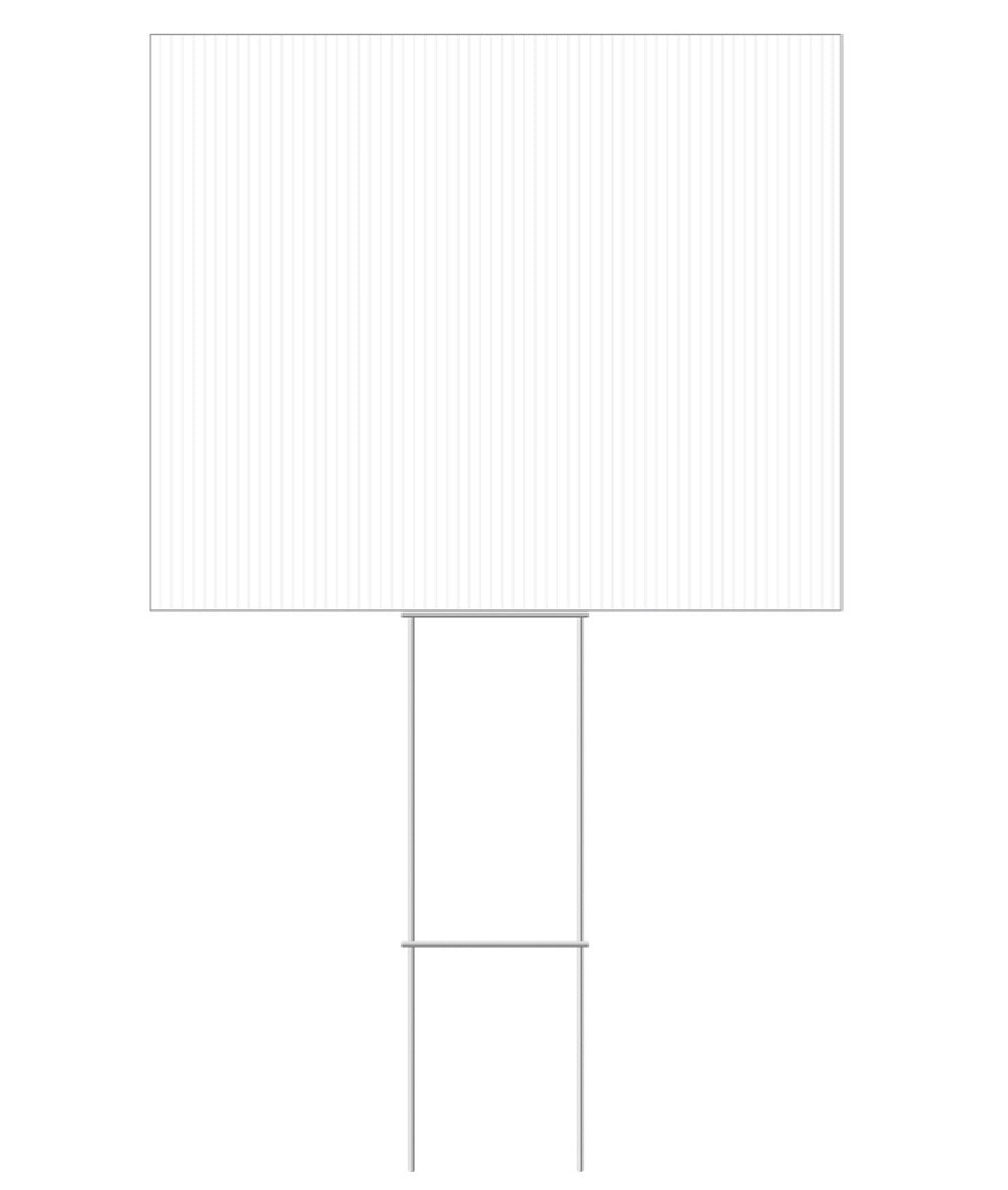 Hillman Fasteners 844496 White Blank Sign, 19.25 Inch x 24 Inch