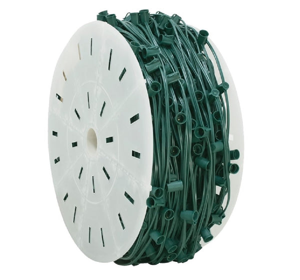 Holiday Bright Lights C91000GC-12 Christmas Light Reel, 1000 Feet, Green