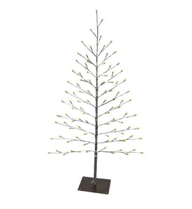 Holiday Bright Lights FSTKT40WWTW Christmas Flat Trees, 48 Inch