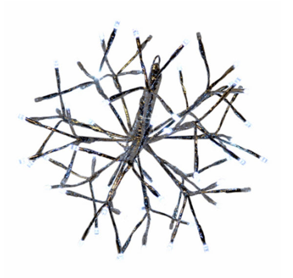 Holiday Bright Lights LED-12SHS-SPWTW Christmas LED Shimmer Sphere Light