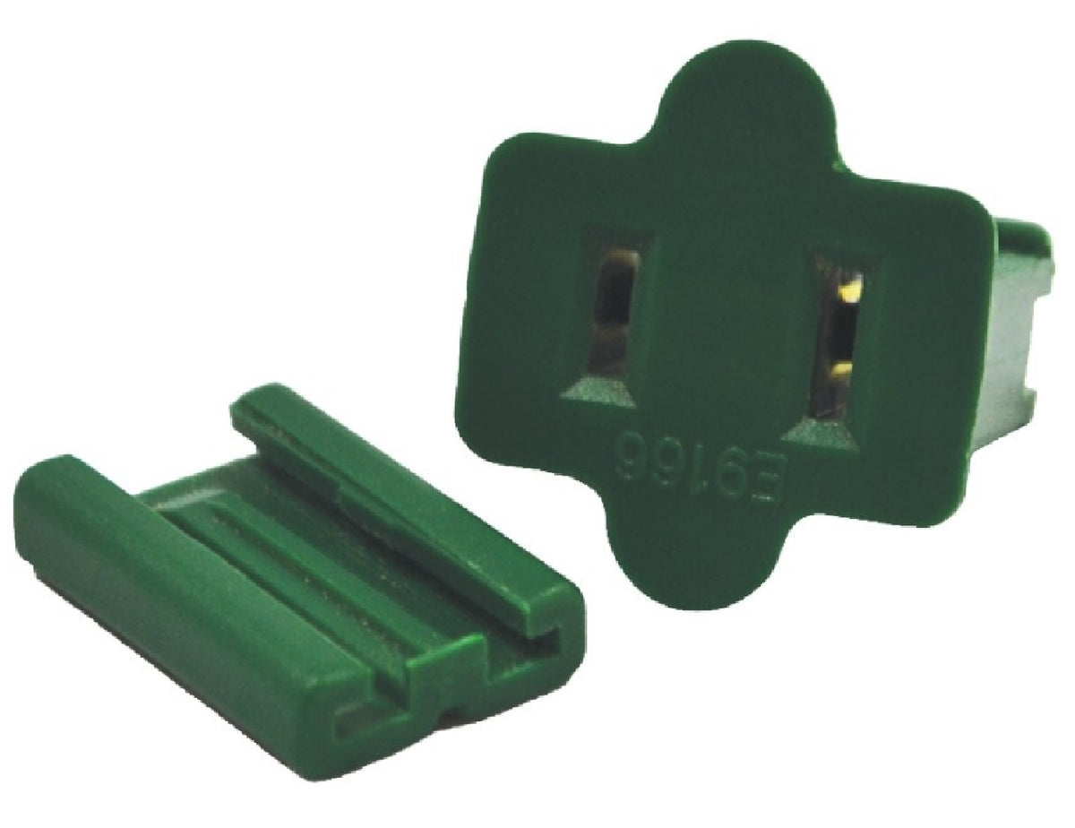 Holiday Bright Lights 36719/ZPLG-F Christmas Female Slide Plug, Green