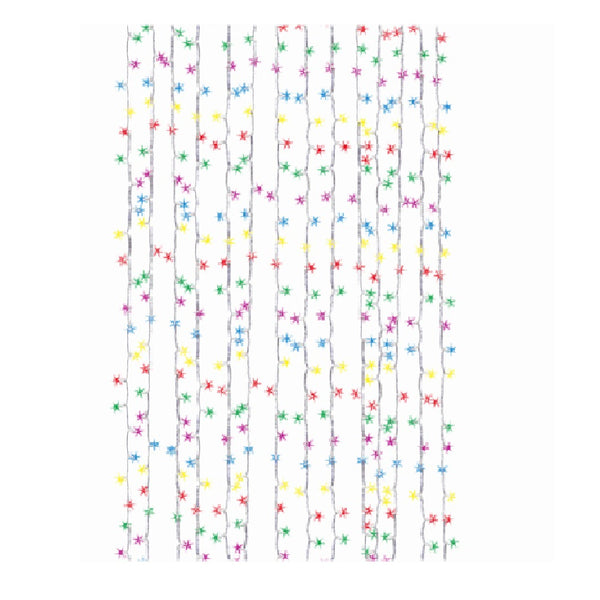 Holiday Wonderland DPSLI500MU8F Christmas Curtain Icicle Lights, Multicolor