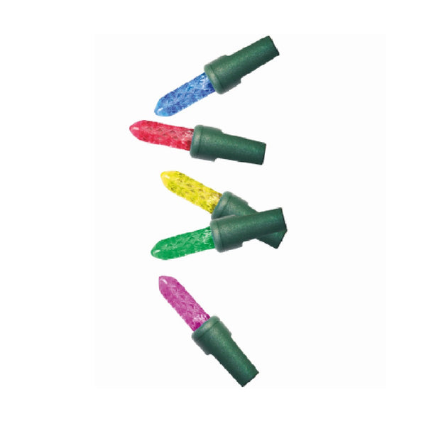 Holiday Wonderland PS100M5MU Pro-series Christmas Faceted M5 Lights, Multicolor