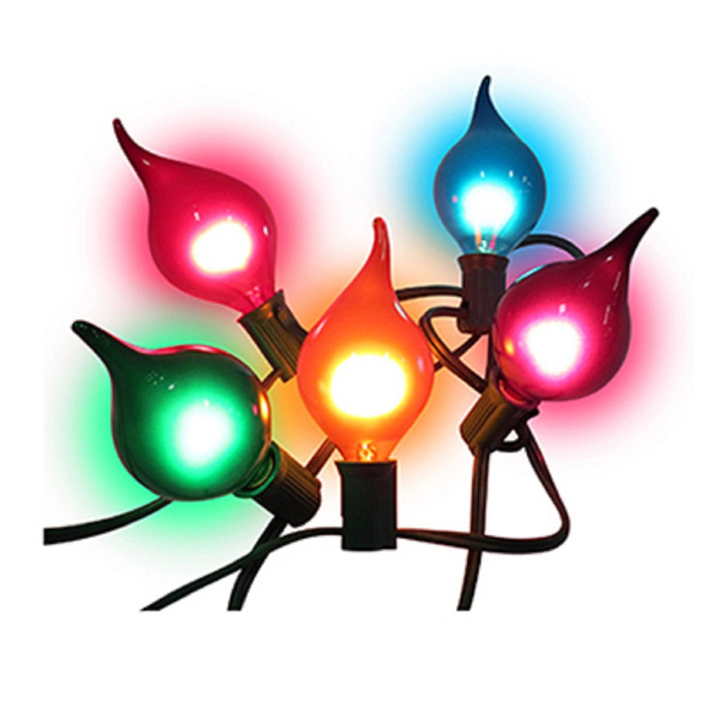 Holiday bright lights G45-15-MU G45 Tear Drop Light Set, 15 Light