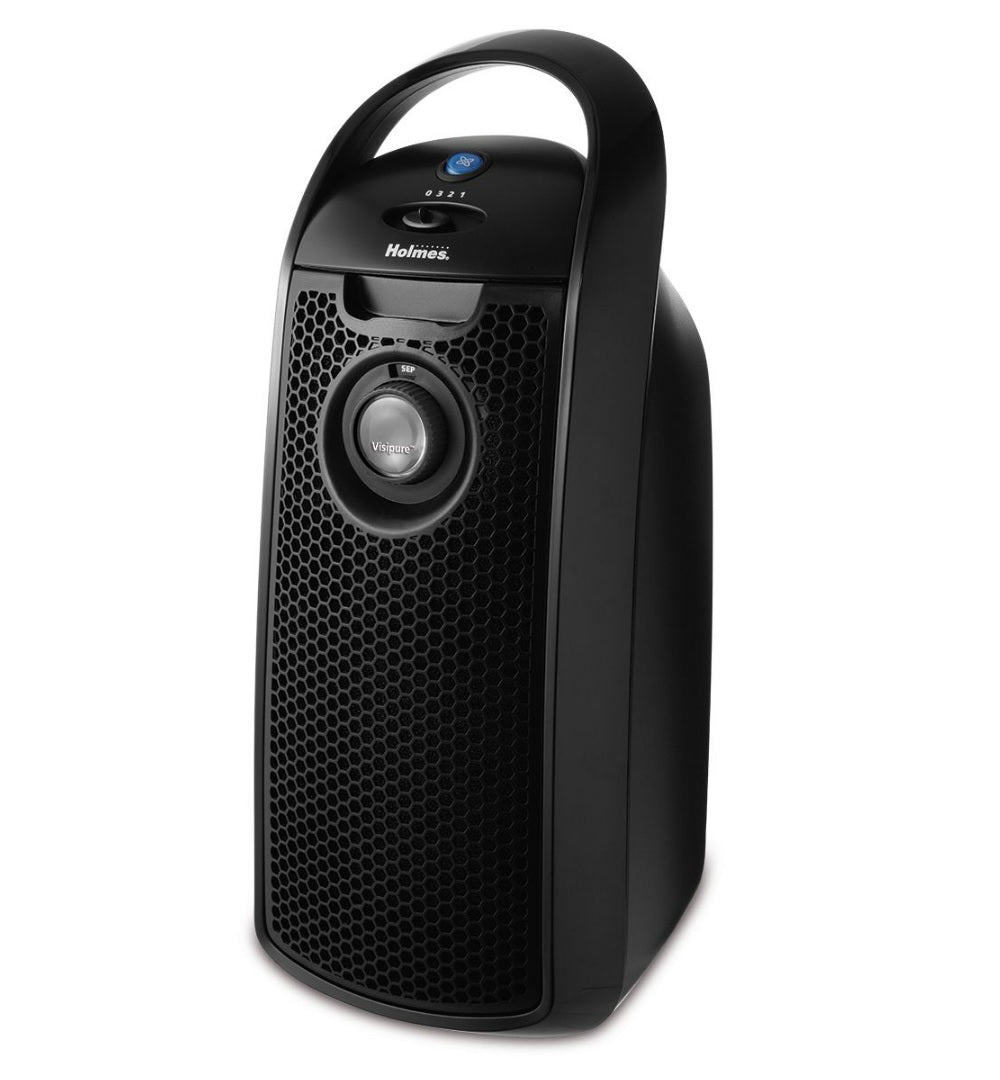 Holmes HAP9415UAH2 Mini Tower Air Purifier, Black