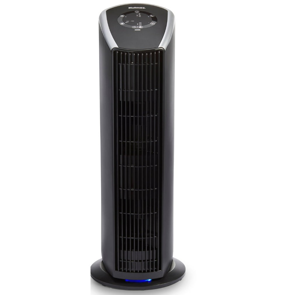 Holmes 2141139 Oscillating UV Air Purifier Tower, Black