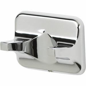HomePointe 109725 Double Robe Hook, Brushed Nickel