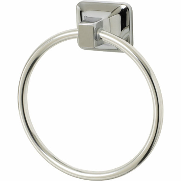 HomePointe 109726 Towel Ring, Brushed Nickel