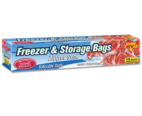 Home Select 6079-24 Freezer & Storage Bags, Gallon