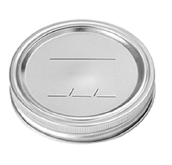 Homepointe X100371 Regular Mouth Canning Jar Lids with Bands, 12-Pack