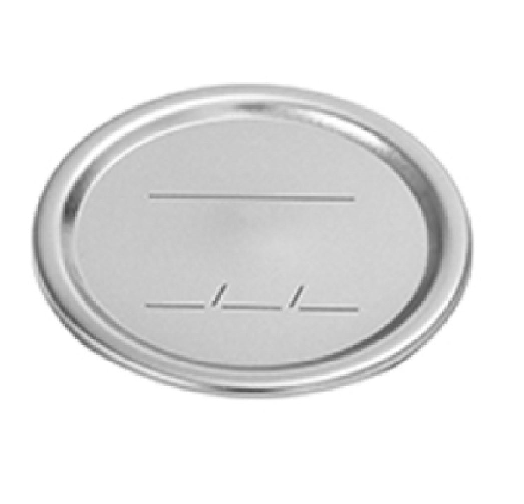 Homepointe X100378 Wide Dome Canning Lid, Silver
